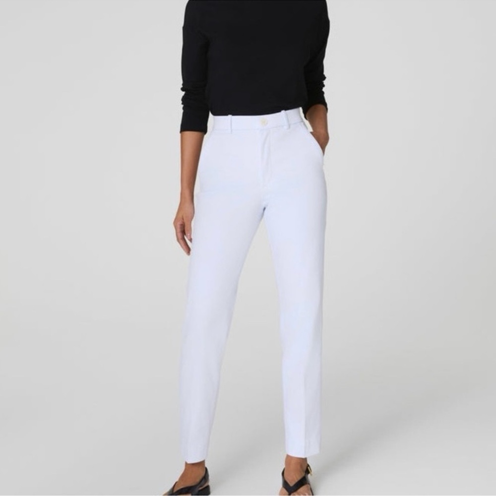 SPANX White Straight Leg Pants